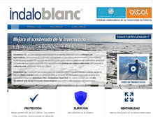 Tablet Screenshot of indaloblanc.com
